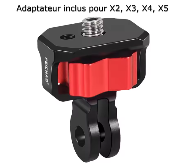 Support magnétique Go pro-Insta360-Dji