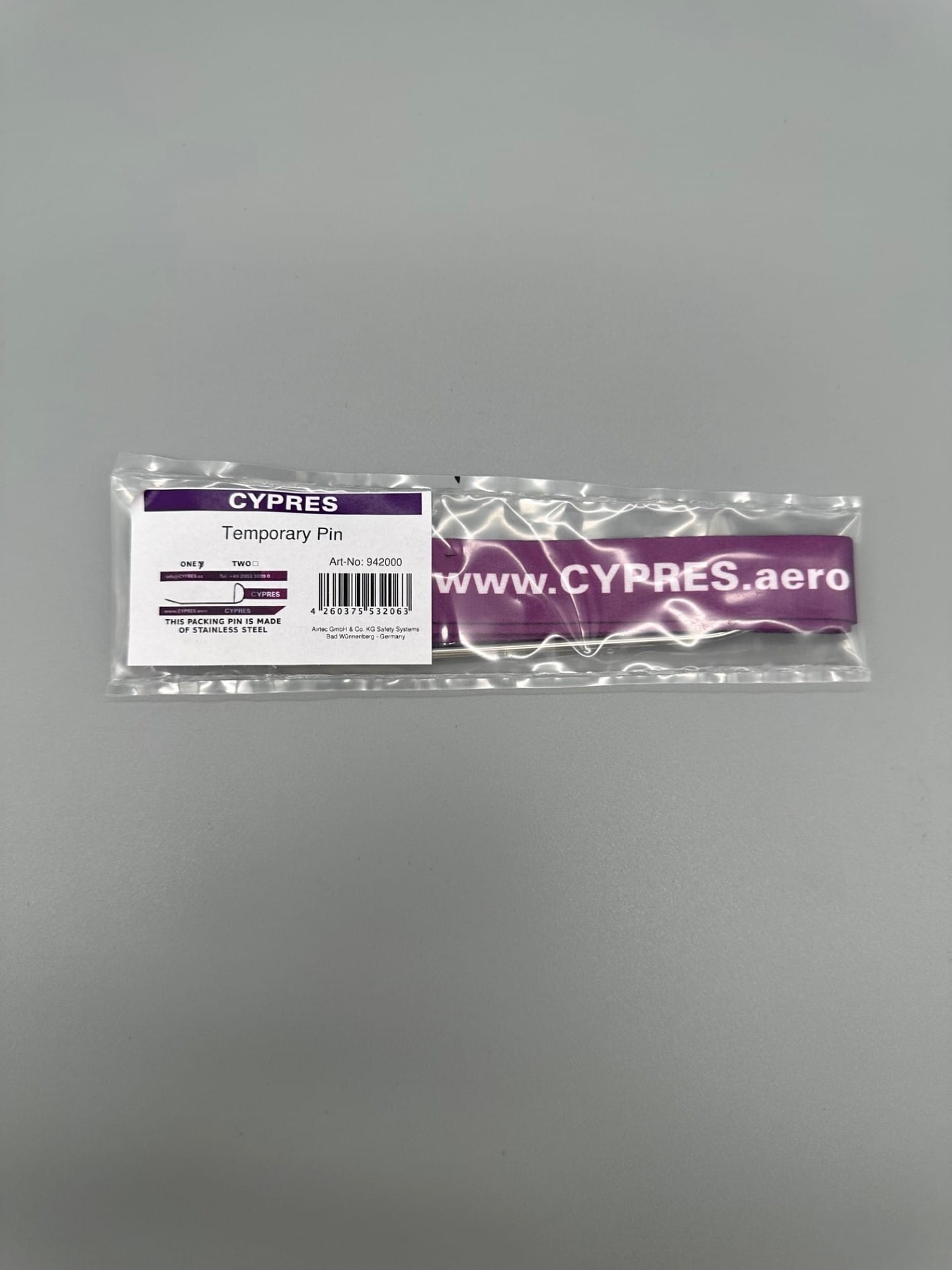 Temporary pin CYPRES