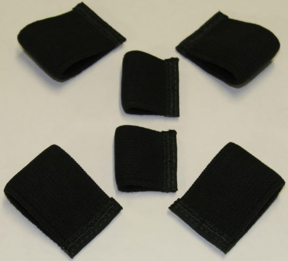 Elasticated thigh and chest straps