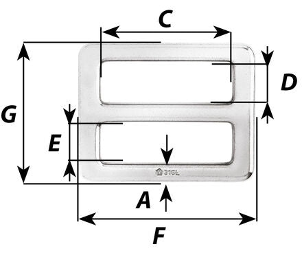 Double stainless steel loop