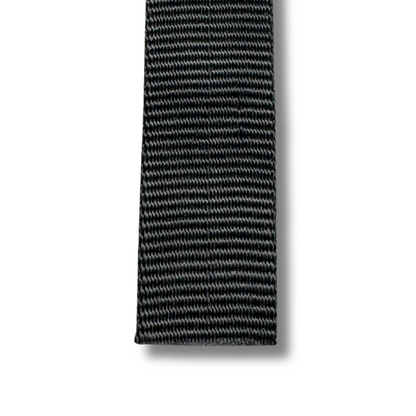 1" yellow or black tubular Webbing by the metre