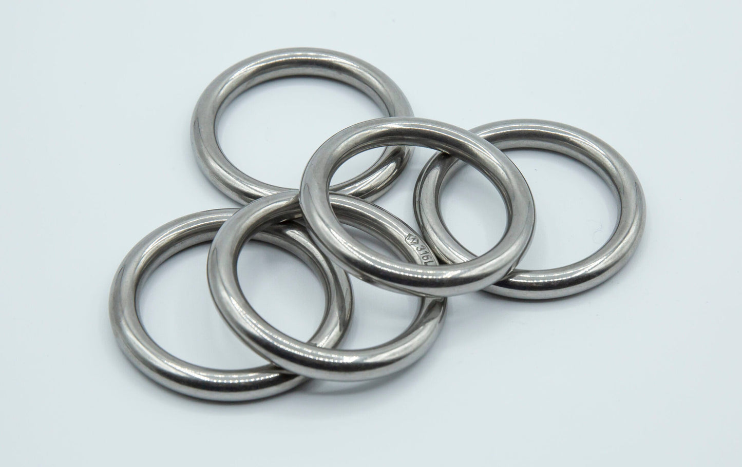 Round stainless steel ring