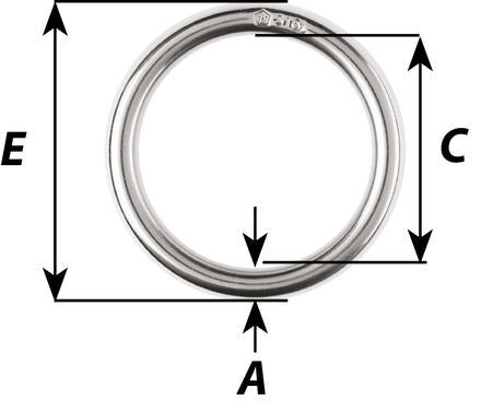 Stainless steel ring thigh boots