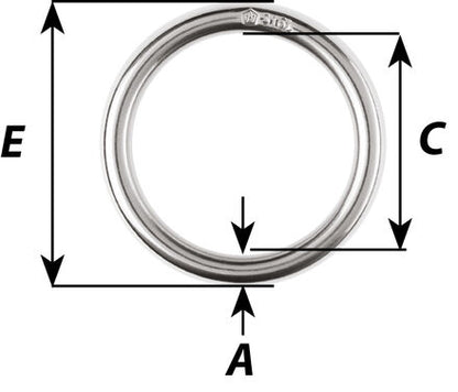 Stainless steel ring thigh boots